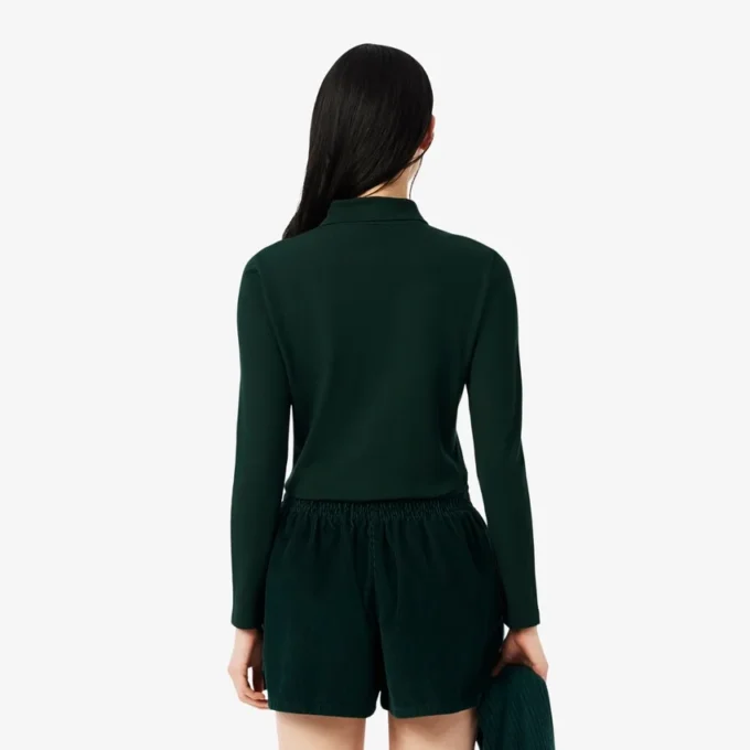 Damen-Poloshirt L.12.12 Slim Fit Stretch Mini Piqua Damen-Poloshirt L.12.12 Slim Fit Stretch Mini Piqua