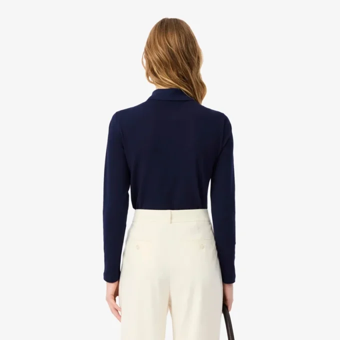 Damen-Poloshirt L.12.12 Slim Fit Stretch Mini Piqua Damen-Poloshirt L.12.12 Slim Fit Stretch Mini Piqua