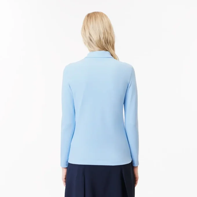 Damen-Poloshirt L.12.12 Slim Fit Stretch Mini Piqua Damen-Poloshirt L.12.12 Slim Fit Stretch Mini Piqua