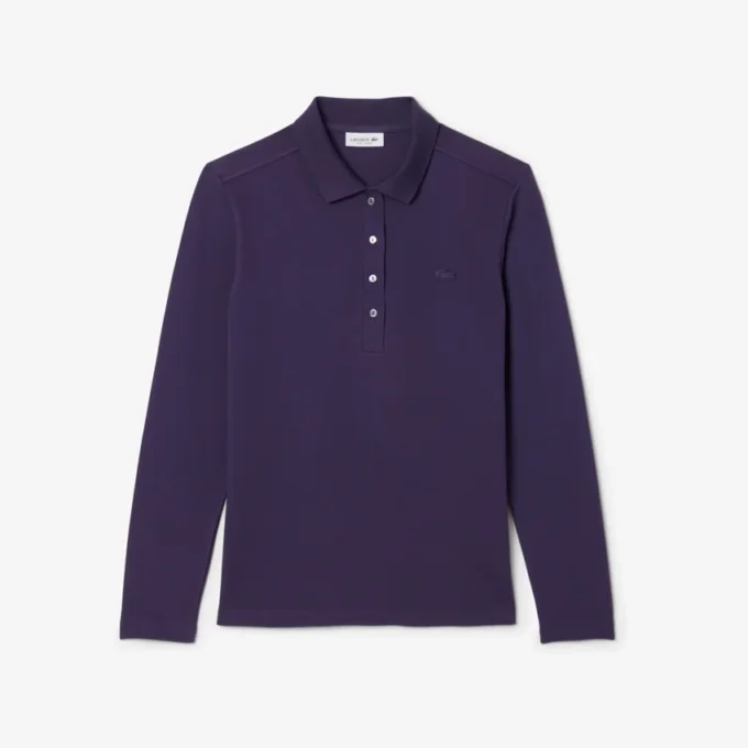 Damen-Poloshirt L.12.12 Slim Fit Stretch Mini Piqua Damen-Poloshirt L.12.12 Slim Fit Stretch Mini Piqua
