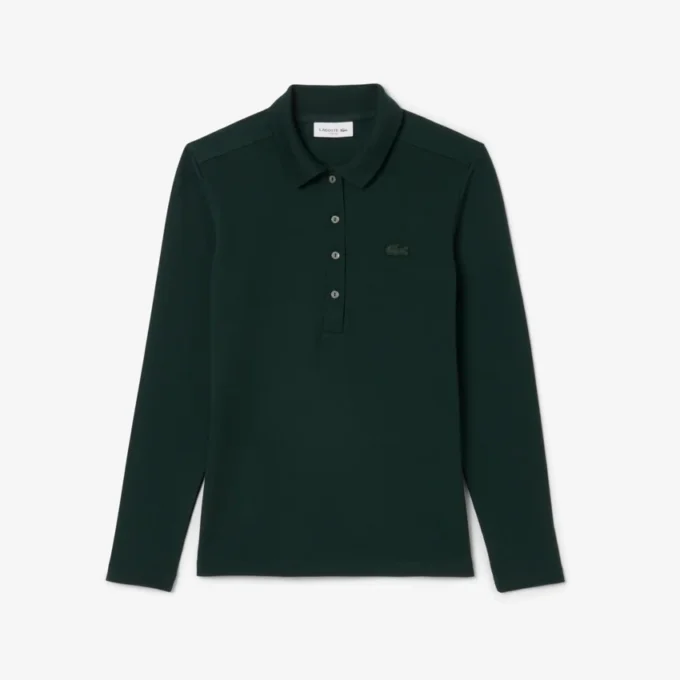 Damen-Poloshirt L.12.12 Slim Fit Stretch Mini Piqua Damen-Poloshirt L.12.12 Slim Fit Stretch Mini Piqua