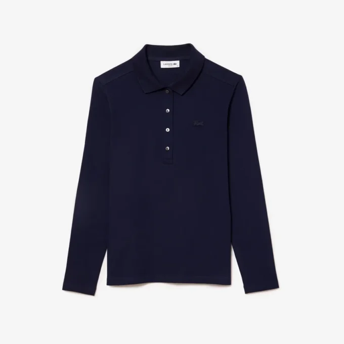 Damen-Poloshirt L.12.12 Slim Fit Stretch Mini Piqua Damen-Poloshirt L.12.12 Slim Fit Stretch Mini Piqua