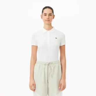 Damen-Poloshirt L.12.D aus Stretch-Baumwolle in Slim Fit Damen-Poloshirt L.12.D aus Stretch-Baumwolle in Slim Fit