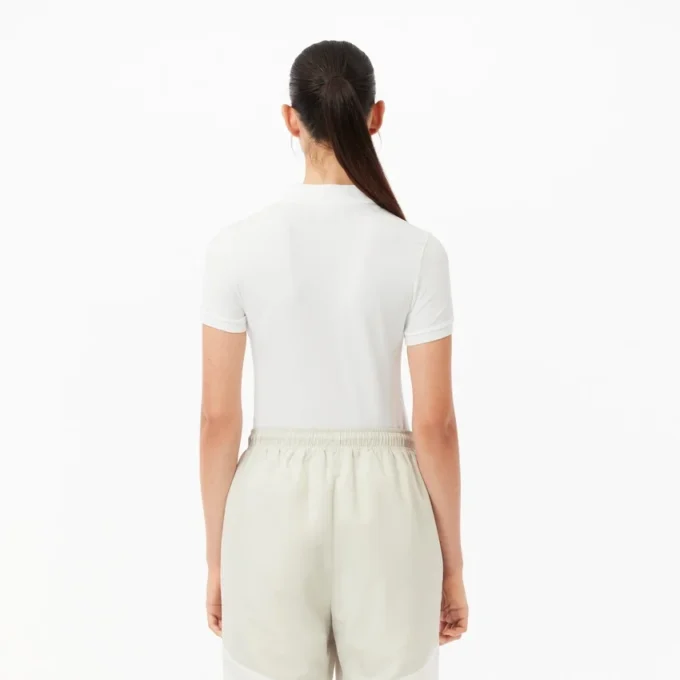 Damen-Poloshirt L.12.D aus Stretch-Baumwolle in Slim Fit Damen-Poloshirt L.12.D aus Stretch-Baumwolle in Slim Fit