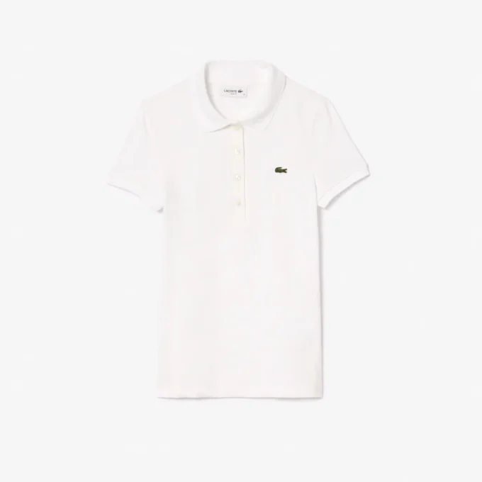 Damen-Poloshirt L.12.D aus Stretch-Baumwolle in Slim Fit Damen-Poloshirt L.12.D aus Stretch-Baumwolle in Slim Fit