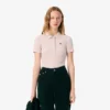 Damen-Poloshirt L.12.D Slim Fit aus gerippter Baumwolle Damen-Poloshirt L.12.D Slim Fit aus gerippter Baumwolle