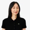Damen-Poloshirt L.12.D Slim Fit aus gerippter Baumwolle Damen-Poloshirt L.12.D Slim Fit aus gerippter Baumwolle