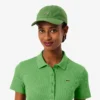 Damen-Poloshirt L.12.D Slim Fit aus gerippter Baumwolle Damen-Poloshirt L.12.D Slim Fit aus gerippter Baumwolle