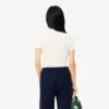 Damen-Poloshirt L.12.D Slim Fit aus gerippter Baumwolle Damen-Poloshirt L.12.D Slim Fit aus gerippter Baumwolle