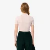 Damen-Poloshirt L.12.D Slim Fit aus gerippter Baumwolle Damen-Poloshirt L.12.D Slim Fit aus gerippter Baumwolle