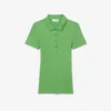 Damen-Poloshirt L.12.D Slim Fit aus gerippter Baumwolle Damen-Poloshirt L.12.D Slim Fit aus gerippter Baumwolle