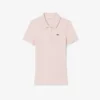 Damen-Poloshirt L.12.D Slim Fit aus gerippter Baumwolle Damen-Poloshirt L.12.D Slim Fit aus gerippter Baumwolle