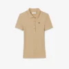 Damen-Poloshirt L.12.D Slim Fit aus gerippter Baumwolle Damen-Poloshirt L.12.D Slim Fit aus gerippter Baumwolle