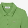 Damen-Poloshirt L.12.D Slim Fit aus gerippter Baumwolle Damen-Poloshirt L.12.D Slim Fit aus gerippter Baumwolle