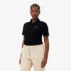 Damen-Poloshirt L.12.D Slim Fit aus gerippter Baumwolle Damen-Poloshirt L.12.D Slim Fit aus gerippter Baumwolle