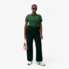 Damen-Poloshirt L.12.D Slim Fit aus gerippter Baumwolle Damen-Poloshirt L.12.D Slim Fit aus gerippter Baumwolle