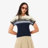 Damen-Poloshirt „Made in France“ in Slim Fit mit Streifen Damen-Poloshirt „Made in France“ in Slim Fit mit Streifen