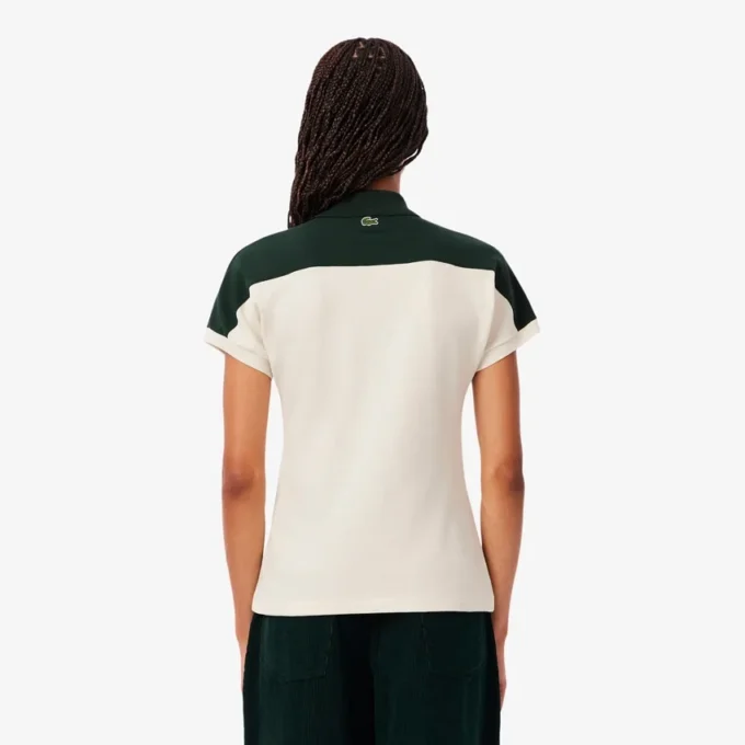Damen-Poloshirt „Made in France“ in Slim Fit mit Streifen Damen-Poloshirt „Made in France“ in Slim Fit mit Streifen