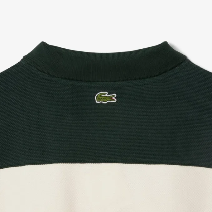 Damen-Poloshirt „Made in France“ in Slim Fit mit Streifen Damen-Poloshirt „Made in France“ in Slim Fit mit Streifen