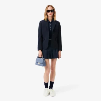 Damen-Poloshirt mit schmaler Passform und Zierdetails L.12.D Damen-Poloshirt mit schmaler Passform und Zierdetails L.12.D