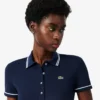 Damen-Poloshirt mit schmaler Passform und Zierdetails L.12.D Damen-Poloshirt mit schmaler Passform und Zierdetails L.12.D