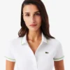 Damen-Poloshirt mit schmaler Passform und Zierdetails L.12.D Damen-Poloshirt mit schmaler Passform und Zierdetails L.12.D