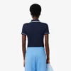 Damen-Poloshirt mit schmaler Passform und Zierdetails L.12.D Damen-Poloshirt mit schmaler Passform und Zierdetails L.12.D