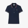 Damen-Poloshirt mit schmaler Passform und Zierdetails L.12.D Damen-Poloshirt mit schmaler Passform und Zierdetails L.12.D