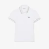 Damen-Poloshirt mit schmaler Passform und Zierdetails L.12.D Damen-Poloshirt mit schmaler Passform und Zierdetails L.12.D