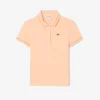 Damen-Poloshirt mit schmaler Passform und Zierdetails L.12.D Damen-Poloshirt mit schmaler Passform und Zierdetails L.12.D