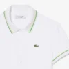 Damen-Poloshirt mit schmaler Passform und Zierdetails L.12.D Damen-Poloshirt mit schmaler Passform und Zierdetails L.12.D