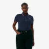 Damen-Poloshirt mit schmaler Passform und Zierdetails L.12.D Damen-Poloshirt mit schmaler Passform und Zierdetails L.12.D