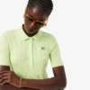 Damen-Poloshirt „Slim Fit Pointelle“ mit L.12.D-Logo Damen-Poloshirt „Slim Fit Pointelle“ mit L.12.D-Logo
