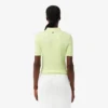 Damen-Poloshirt „Slim Fit Pointelle“ mit L.12.D-Logo Damen-Poloshirt „Slim Fit Pointelle“ mit L.12.D-Logo