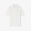Damen-Poloshirt „Slim Fit Pointelle“ mit L.12.D-Logo
