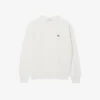 Damen-Pullover aus Baumwolle mit Rundhalsausschnitt und lockerer Passform Damen-Pullover aus Baumwolle mit Rundhalsausschnitt und lockerer Passform