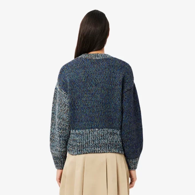 Damen-Pullover aus Woll-Blend mit Rollkragen und Zopfmuster Damen-Pullover aus Woll-Blend mit Rollkragen und Zopfmuster