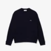Damen-Pullover aus Wolle mit Moosmuster in lockerer Passform Damen-Pullover aus Wolle mit Moosmuster in lockerer Passform