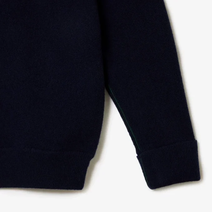 Damen-Pullover aus Wolle mit Moosmuster in lockerer Passform Damen-Pullover aus Wolle mit Moosmuster in lockerer Passform