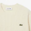 Damen-Pullover aus Wolle mit Zopfmuster Damen-Pullover aus Wolle mit Zopfmuster