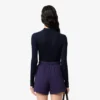 Damen-Pullover aus Wolljersey mit Poloshirt-Kragen Damen-Pullover aus Wolljersey mit Poloshirt-Kragen