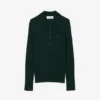 Damen-Pullover aus Wolljersey mit Poloshirt-Kragen Damen-Pullover aus Wolljersey mit Poloshirt-Kragen