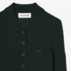 Damen-Pullover aus Wolljersey mit Poloshirt-Kragen Damen-Pullover aus Wolljersey mit Poloshirt-Kragen