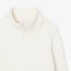 Damen-Pullover mit hohem Kragen aus 3D-Rippstrick Damen-Pullover mit hohem Kragen aus 3D-Rippstrick