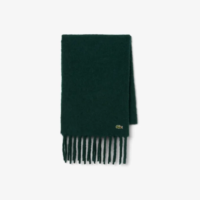Damen-Schal aus Alpaka-Blend mit Fransen Damen-Schal aus Alpaka-Blend mit Fransen