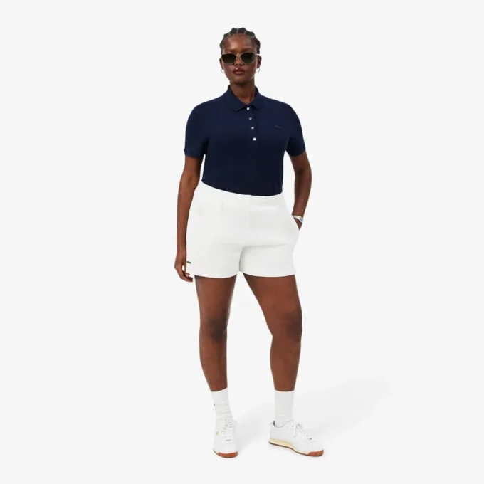 Damen-Shorts aus Double-Face-Piqué Damen-Shorts aus Double-Face-Piqué
