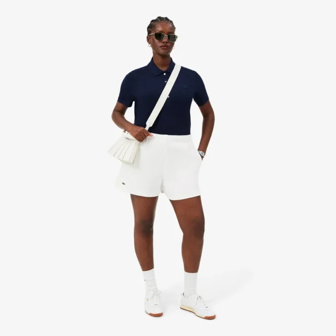 Damen-Shorts aus Double-Face-Piqué Damen-Shorts aus Double-Face-Piqué
