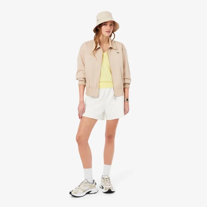 Damen-Shorts aus Double-Face-Piqué Damen-Shorts aus Double-Face-Piqué