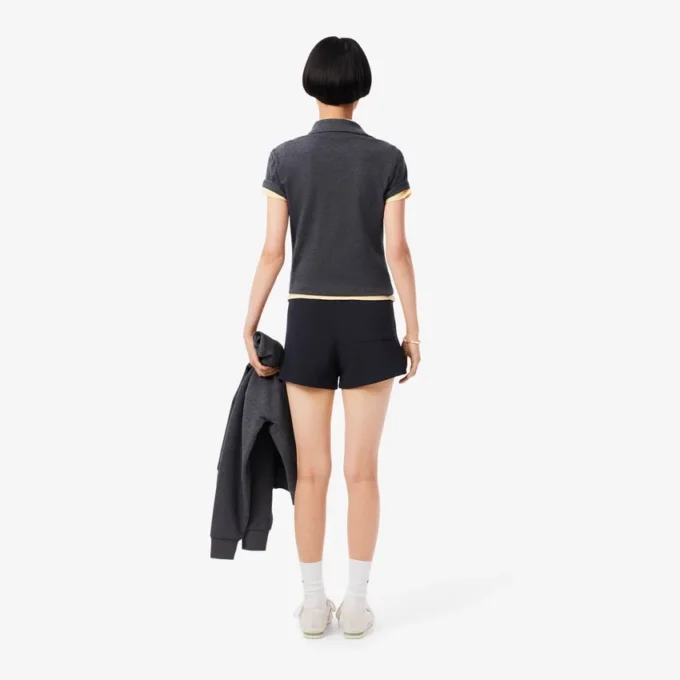 Damen-Shorts aus Double-Face-Piqué Damen-Shorts aus Double-Face-Piqué
