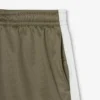 Damen-Shorts aus Satin-Jersey mit Pointelle-Streifen Damen-Shorts aus Satin-Jersey mit Pointelle-Streifen